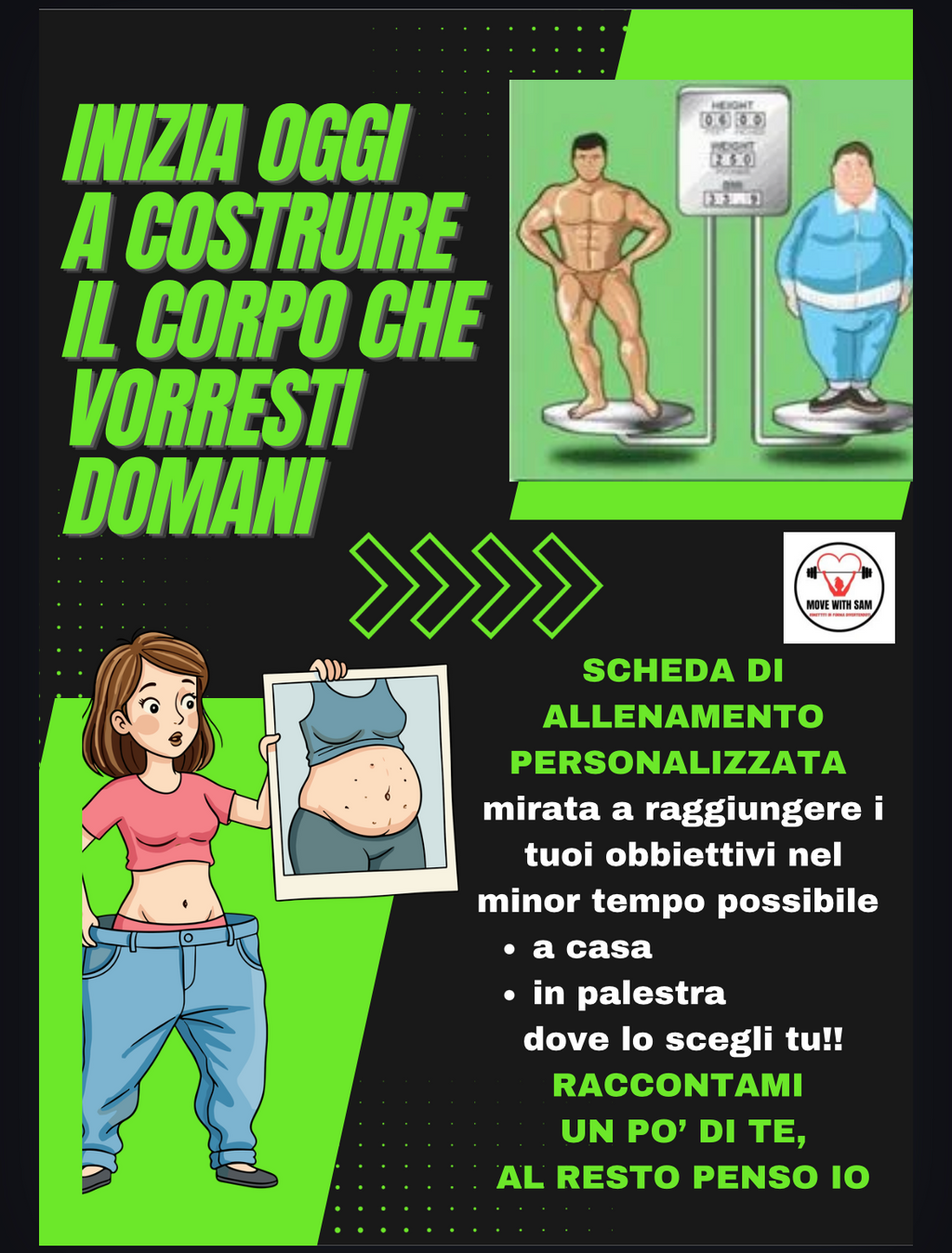 ➡️ALLENAMENTI PERSONALIZZATI                    ➡️ PERSONALIZED WORKOUT