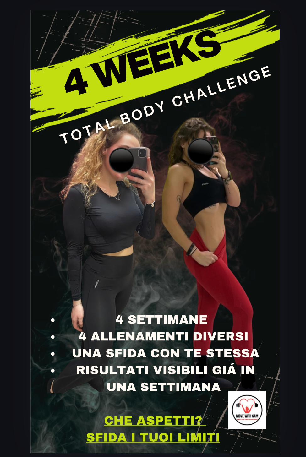 ➡️TOTAL BODY HOME WORKOUT 4 WEEKS CHALLENGE!     ➡️TONIFICAZIONE DI TUTTO IL CORPO a casa- SFIDA DI 4 SETTIMANE!